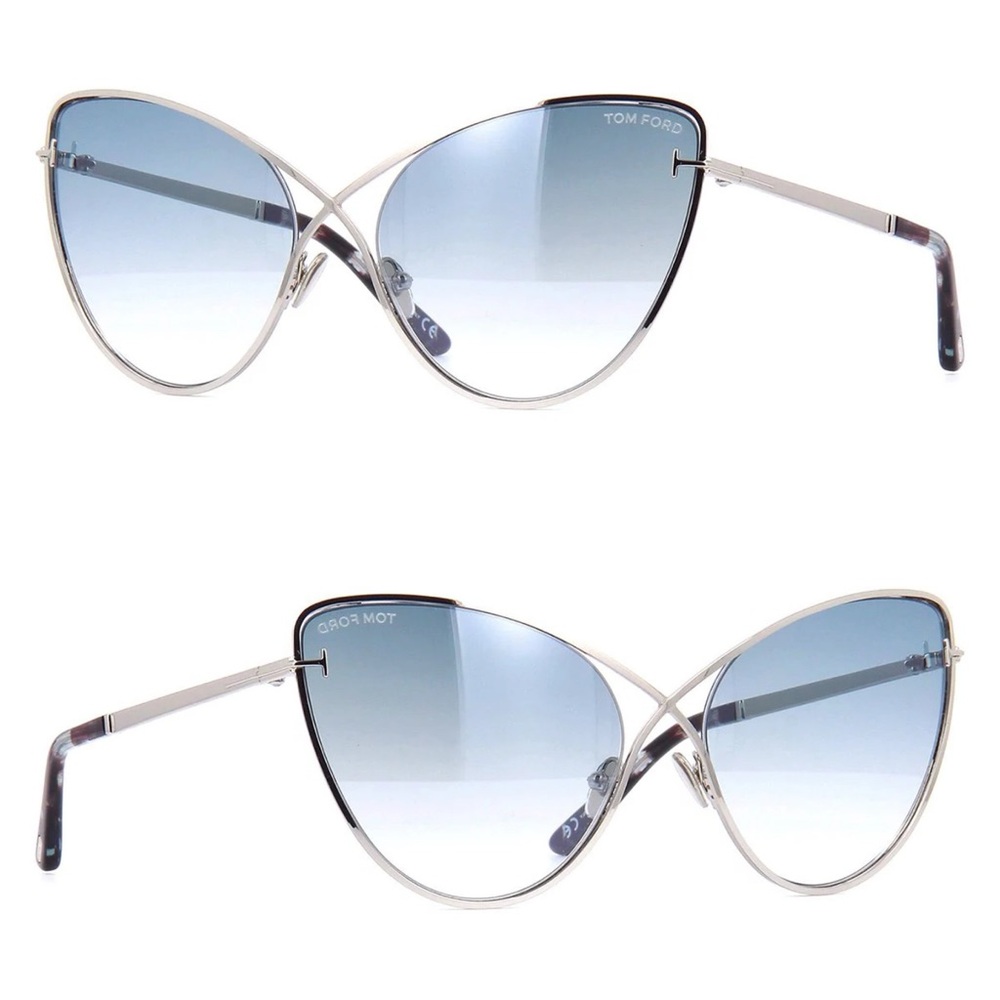Tom Ford Blue Gradient Cat-Eye Sunglasses